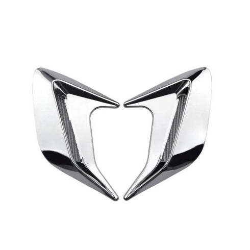 2Pc Car Air Flow Intake Side Vent Hood Cover.